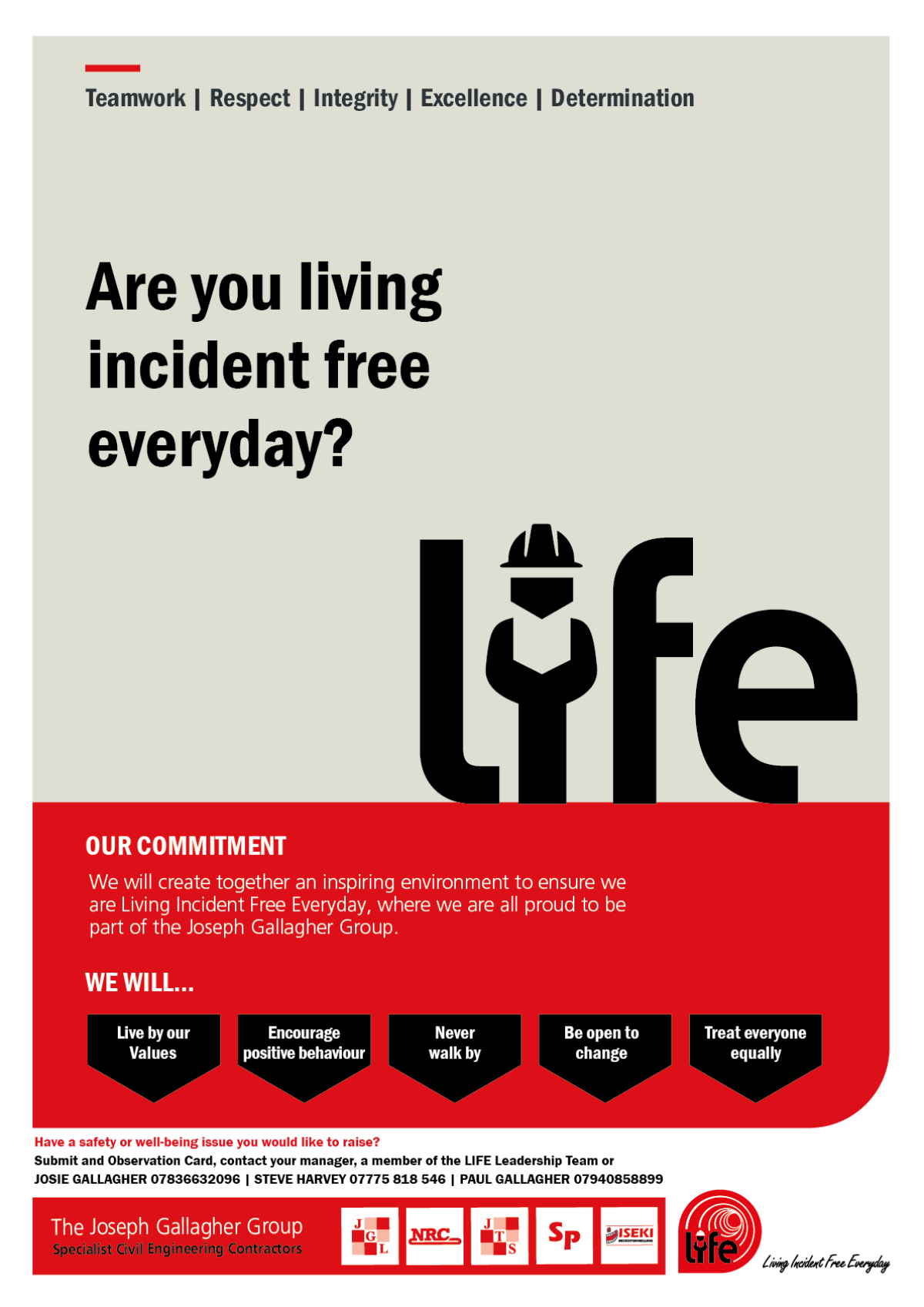 Our Vision & Values Joseph Gallagher Ltd