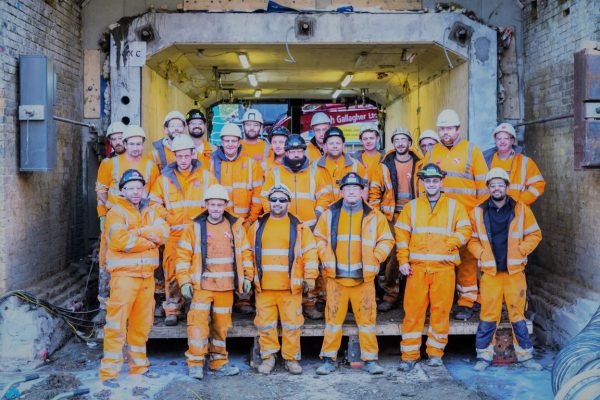 JGL team delivering a tunnelling project at White Hart Lane