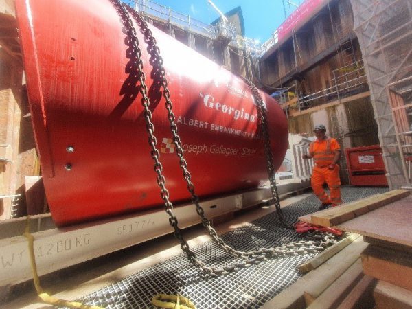 TBM in Cofferdam