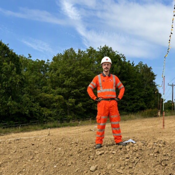 JGL Design team Tim Craven on site