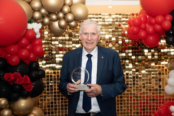 Here's our Founder, Josie with his Special Recognition Award.