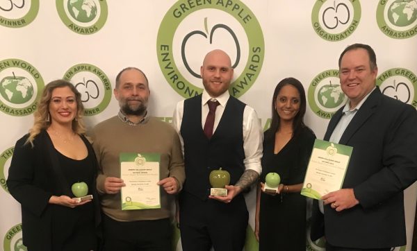 The team at the Green Apple Awards in London