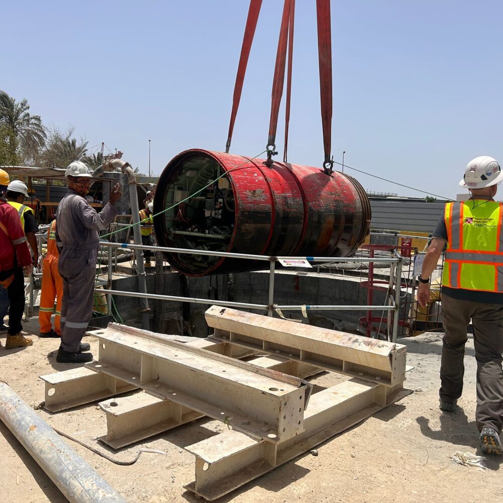 JGL Microtunnelling Crossings in Bahrain