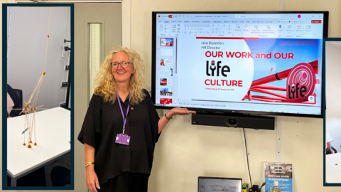 Lisa Bryanton proudly represented Joseph Gallagher at SCS Acton