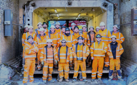 JGL team delivering a tunnelling project at White Hart Lane