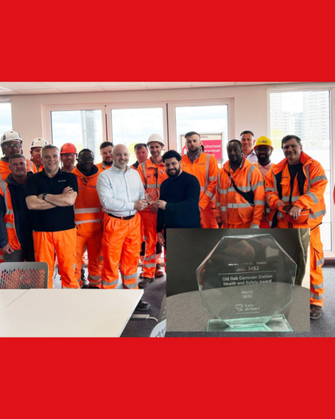 JGL Awarded Subcontractor of the Month at Old Oak Common