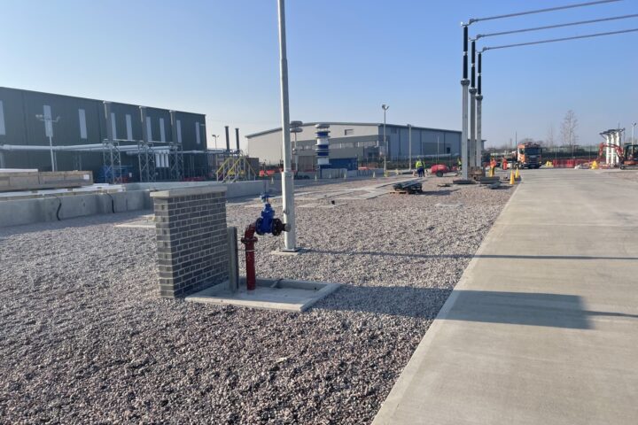 Joseph Gallagher Ltd works at Littlebrook Substation  Project
