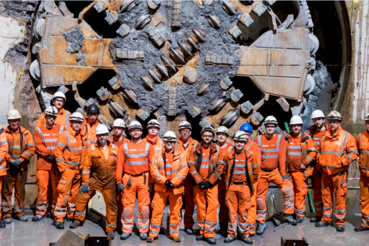 JGL team at Shieldhall TBM