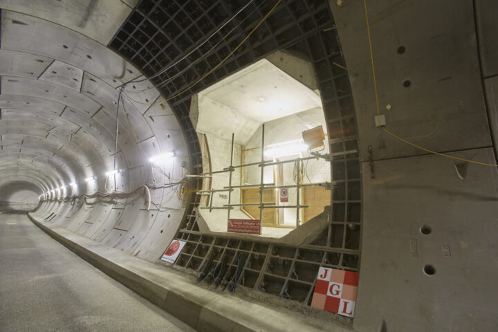 JGL site view at Eleanor Street Tunnel Project