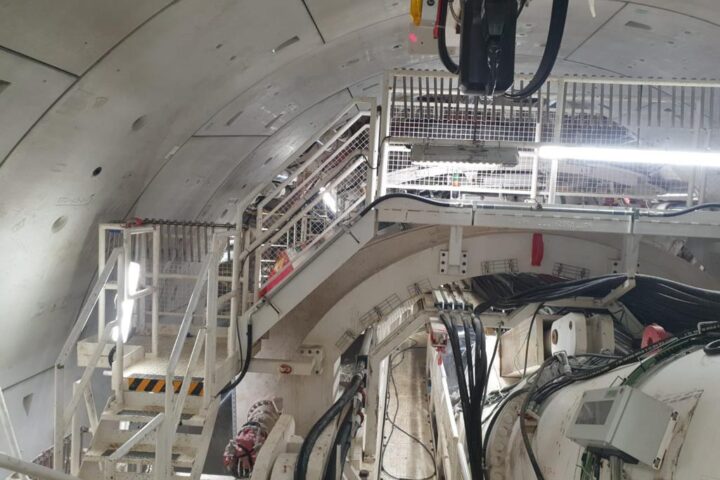 JGL - West Ruislip tunnelling segments installation