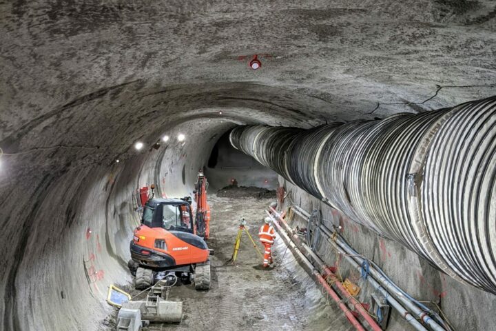 Joseph Gallagher Ltd at  Euston Station London view in the tunnel