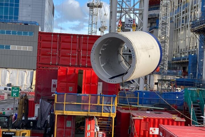 JGL at Hinkley Point C - pipes launch