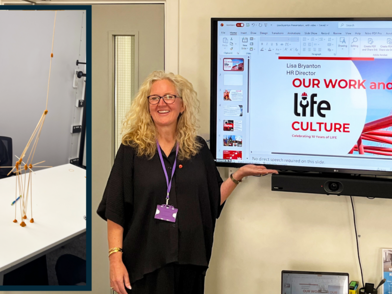 Lisa Bryanton proudly represented Joseph Gallagher at SCS Acton