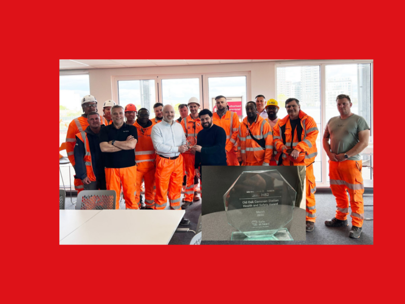 JGL Awarded Subcontractor of the Month at Old Oak Common