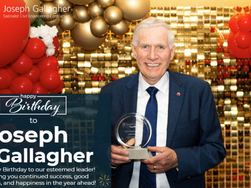 Happy Birthday to Josie  the Founder and Group Chairman of Joseph Gallagher Limited