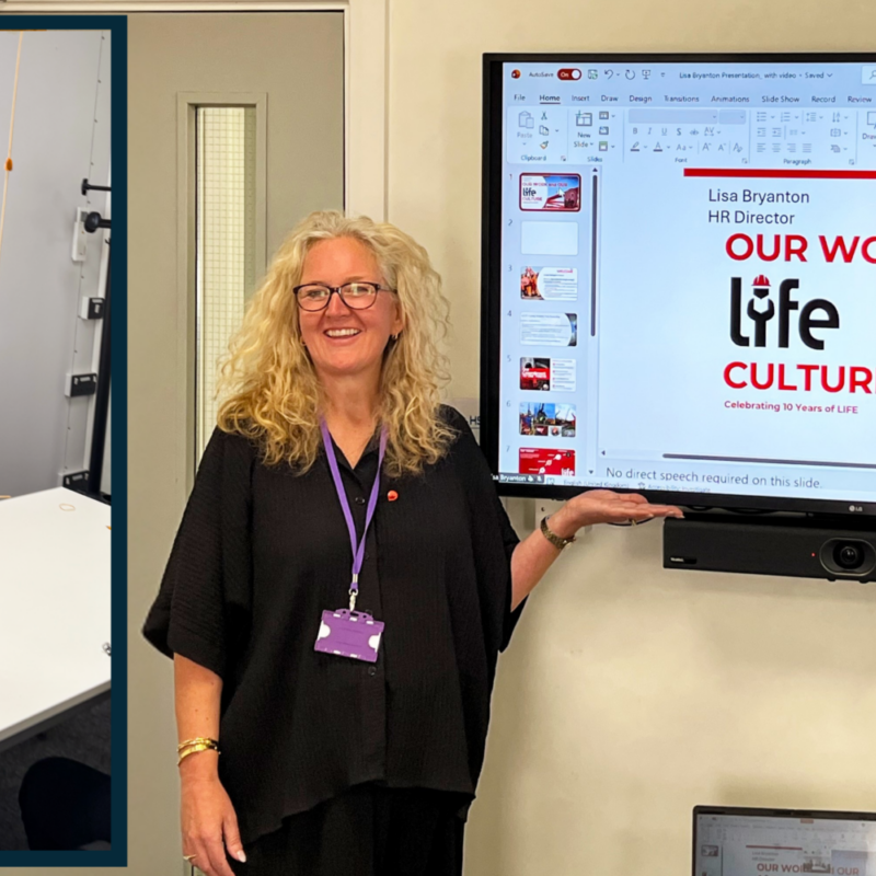 Lisa Bryanton proudly represented Joseph Gallagher at SCS Acton