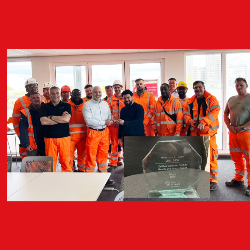 JGL Awarded Subcontractor of the Month at Old Oak Common