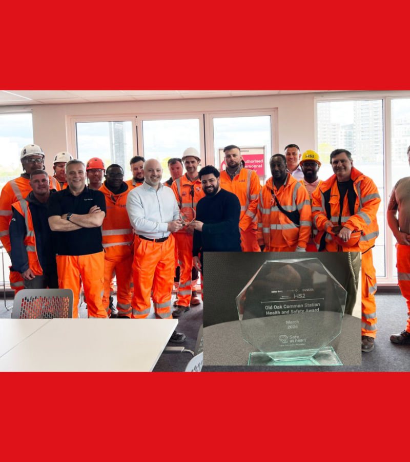 JGL Awarded Subcontractor of the Month at Old Oak Common