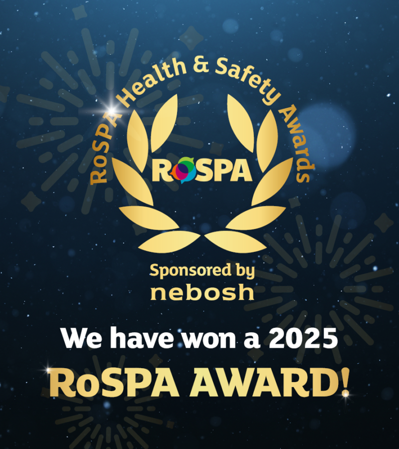 Joseph Gallagher Ltd Awarded RoSPA Gold Medal for Seven Consecutive Gold Awards