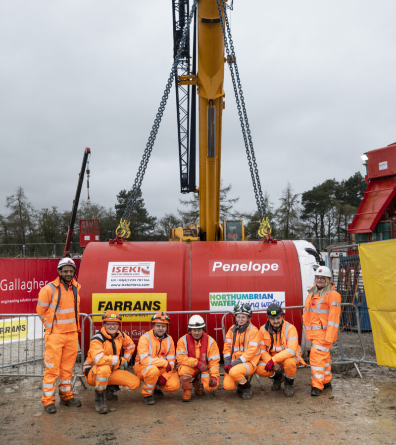Joseph Gallagher Celebrates Tees Valley Tunnelling Commencement